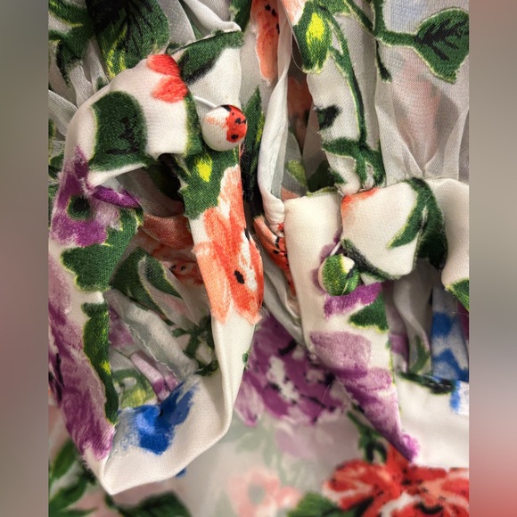 ✨ ALICE + OLIVIA Sheila Gardenia Blouson Sleeve Blouse 🌸 - Picture 15 of 16